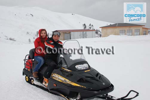 Snowmobile Tour in Bakuriani